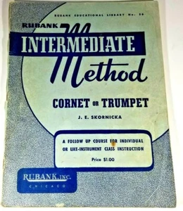 Vintage Rubank, Intermediate Method, Cornet or Trumpet  - Picture 1 of 3