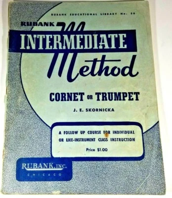 Vintage Rubank, Intermediate Method, Cornet or Trumpet  - Image 1 of 3