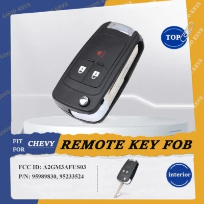 Remote Key Fob for Chevrolet Spark 2013 2014 2015 95233524 95989830 315MHz ID46 - Image 1 of 4