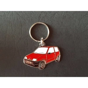 Llavero perfil Fiat Cinquecento, Sporting SX Abarth Trofeo, FSM (rojo) - Imagen 1 de 1