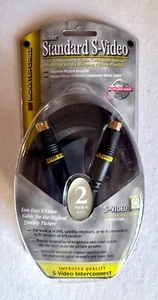 NIP 6.6 ft (2m) Monster Standard S-Video Cable with Special Strandings - Picture 1 of 2