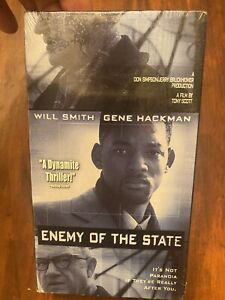 Enemy of the State VHS 1999 Will Smith Gene Hackman SEALED Buena Vista WATERMARK