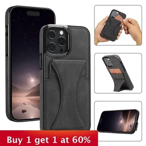 Kartenetui Handyhülle für iPhone 16 15 Pro Max 14 13 12 11 XR Stoßfest - Bild 1 von 12