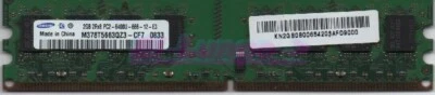Memoria Ram Samsung DDR2 2Gb PC2 800Mhz 6400U - M378T5663QZ3-CF7 - Immagine 1 di 2
