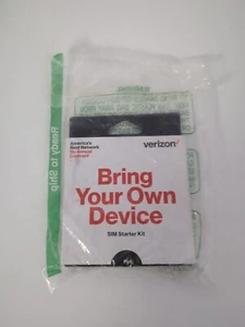 VERIZON AMERICA'S BEST NETWORK BRING YOUR OWN DEVICE SIM STARTER KIT - Zdjęcie 1 z 4