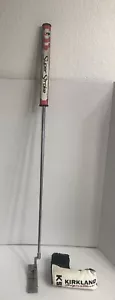 USED RIGHT HAND KIRKLAND KS-1 PUTTER 34" LENGTH SUPERSTROKE GRIP HEAD COVER - Picture 1 of 17