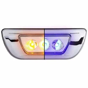 Luz LED de cabina doble rev ámbar-claro-azul para Peterbilt y Kenworth - Imagen 1 de 4