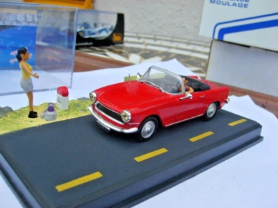 SIMCA OCEANE 1957-1962 ALTAYA ECH:1/43 EN PARFAIT ETAT LA ROUTE BLEUE DIORAMA - Photo 1/4
