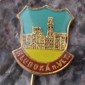 Vintage Hluboka Baroque Castle Schloss Frauenberg Czech Souvenier Pin Badge - Picture 1 of 6