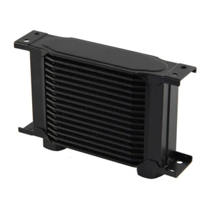 Universal 16 Row Transmission Engine Oil Cooler M22×1.5 Female Ports Aluminum - Picture 1 of 11