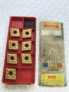 Sandvik Carbide Milling Inserts CNMG 12 04 08-PM Grade 4015 CNMG 432-PM Qty 7 - Picture 1 of 2