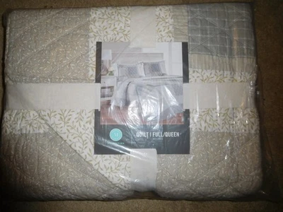 NUEVO EDREDÓN DE ALGODÓN MARTHA STEWART WOODLAND RETREAT EN REINA/COMPLETO Foto 1 de 4