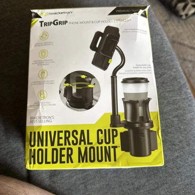 Bracketron - Soporte de taza universal TripGrip soporte para teléfono - Negro ¡NUEVO!! Foto 1 de 4