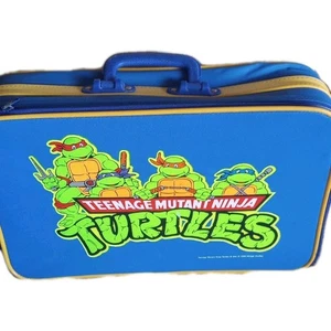 Vintage Teenage Mutant Ninja Turtles Nylon Suitcase 21" X 12" TMNT Mirage 1989 - Picture 1 of 4