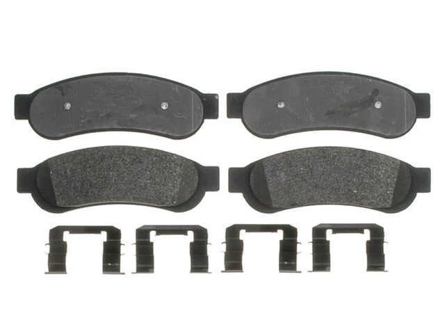 后刹车片套装适用于 2005 - 2012 年福特 F350 Super Duty 2006 2007 2008 ZY412PP — 第 1/1 张图片