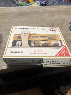 Model Power HO Scale #429 Mercedes Car Agency Mercedes Cars Not Included - Image 1 of 4