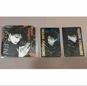 Jujutsu Kaisen Megumi Fushiguro Art Coaster Foil Stamp Clear Card Collection - Picture 1 of 1