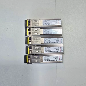 5x PAQUETE Cisco 100BASE-X SFP GLC-FE-100BX-D - 10000 m - 1550 nm - SMF -28,2 dB - Imagen 1 de 1
