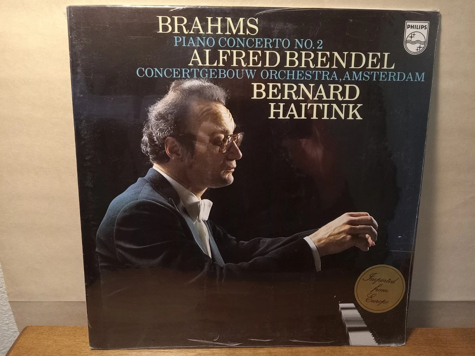 NEW SEALED Alfred Brendel, Haitink, Brahms- Piano Concerto No.2, Philips Import  - Image 1 of 2