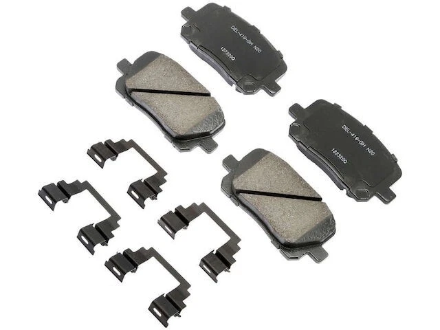 Juego de pastillas de freno para Chevy Silverado 3500 HD 2011-2019 2016 2012 2013 2014 MZ682JN Foto 1 de 1