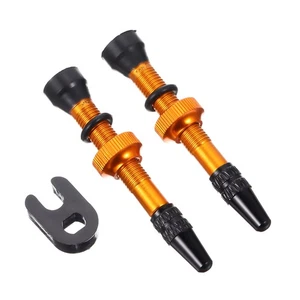 1 Pair of Bicycles Valves Stems Bike Tubeless Valves Stems Caps Stem Bike - Picture 1 of 12