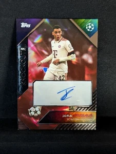 Jamal Musiala Auto Fc Bayern München Red 2/10 Topps Knockout UCC 2024/25 - Bild 1 von 3