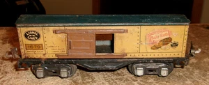 O gauge #1679 lionel baby ruth tin box car in fair shape used - Picture 1 of 6