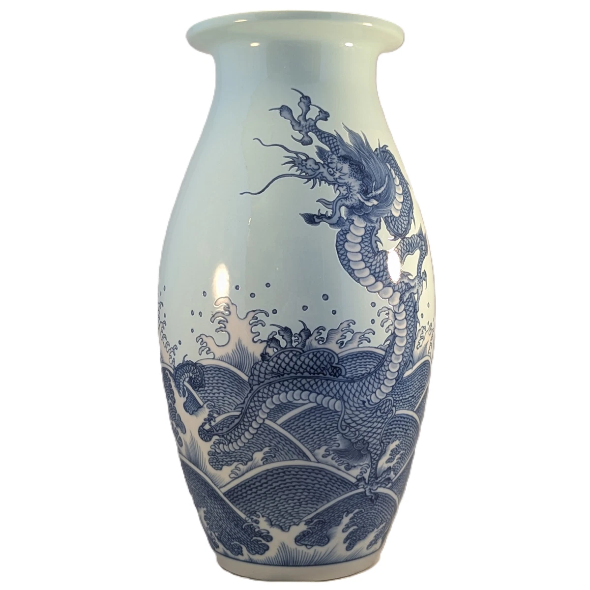 陶瓷蓝色1850-1899 年日本花瓶| eBay