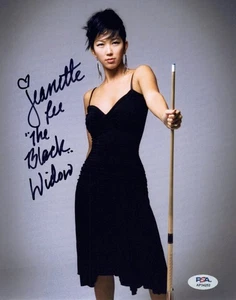 Jeanette Lee The Black Widow Signed Auto Inscribed 8x10 Photo #2 w/ PSA COA - Picture 1 of 1