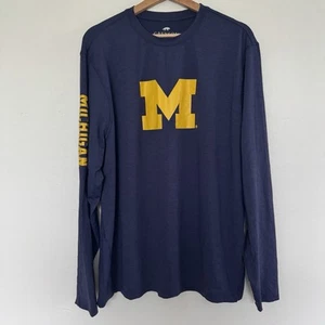Greyson Michigan Shirt Herren XXL Blau Guide Sport Langarm Golf Tee Wolverines - Bild 1 von 11