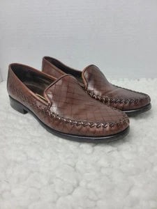 Zapatos sin cordones Cole Haan Penny Mocasín Mujer Talla 7B Cuero Marrón F6406 - Imagen 1 de 12