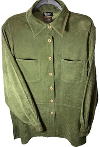 Women’s 1X Florenzi Woman Green Shacket Jacket 76408 Casual Clothing READ - Picture 1 of 7