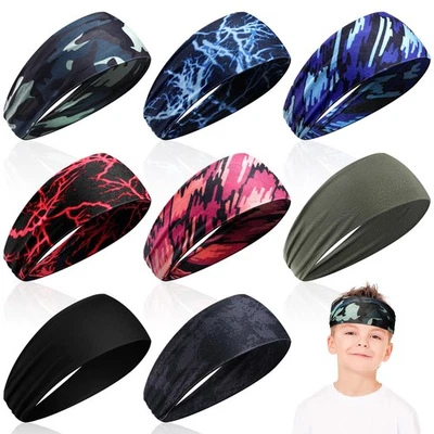 Diademas transpirables absorbentes deportivos para niños diademas deportivas para niños Foto 1 de 4