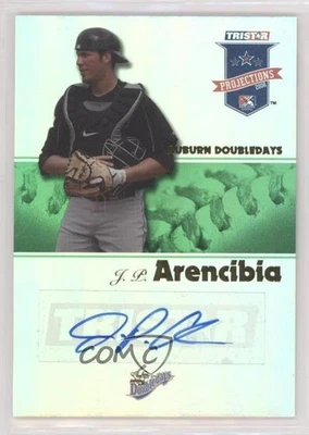 2008 TRISTAR PROjections Green Reflectives /50 JP Arencibia #148 Rookie Auto RC - Image 1 of 2