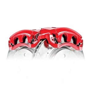 Power Stop Brake Calipers For GMC Sierra 2500HD 2001-2010 Front/Rear Red Pair - Picture 1 of 5
