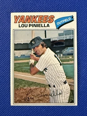 1977 Topps Burger King New York NY Yankees #23 Lou Piniella Raro SP M25 Foto 1 de 4
