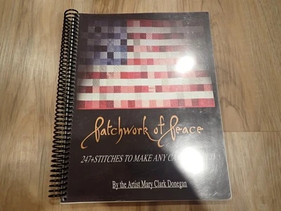 Patchwork of Peace by Donegan 247+ Stitches Make Any Canvas Proud American Flag - Image 1 of 4