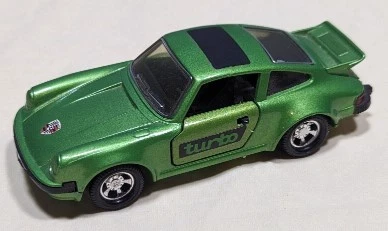 Matchbox K-70 1:43 Super Kings verde lima Porsche Turbo Foto 1 de 1