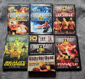 King of the Cage 14 DVD Disc Lot Underground PInnacle Reality Las Vegas 5-8 + - Picture 1 of 16