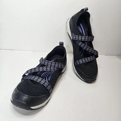 Zapatos Ryka Active Mary Jane para mujer 9W confort atlético BK malla gancho y correa de bucle Foto 1 de 4