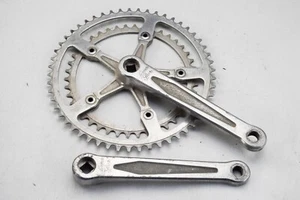 NERVAR STAR VINTAGE ROAD BICYCLE ALLOY DOUBLE CHAINSET, 175MM, 53T / 42T - Picture 1 of 5