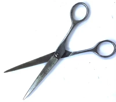 ANCIEN CISEAU DE COUTURE NOGENT GARANTI J.COUDERT 52 8 ST MICHEL PARIS 13 CHISEL - Photo 1/4