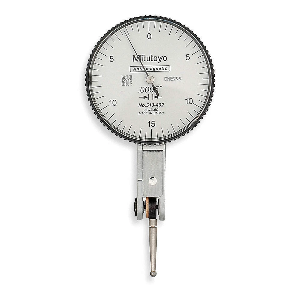 Mitutoyo 0005" Dial Indicator - White (513-402-10E)