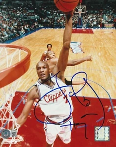 LAMAR ODOM Signed Los Angeles CLIPPERS 8x10 PHOTO w/ Beckett COA (BAS) - Picture 1 of 1