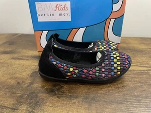 NEW Bernie Mev Ballet Flats Womens Sz 28 (8-8.5) Colorful Artsy Stretch - Picture 1 of 2