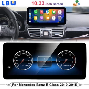 10.33'' Android 12 Car GPS Navigation Player For Mercedes Benz E Class 2010-2015 - Picture 1 of 12