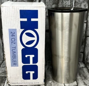 Hogg 24 Oz. Stainless Steel Tumbler Hot Or Cold Insulated w/ Coaster New - Picture 1 of 1