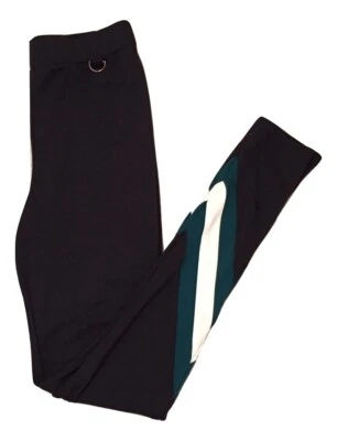 Project 28 NYC Mujer Retro Track Chevron Leggings Negros Grandes Juniors Nuevo Foto 1 de 4