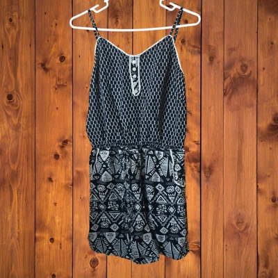 Mameluco Up By Ultra Rosa Para Mujer Mediano Correa de Espagueti Estampado Geométrico Azteca Foto 1 de 4