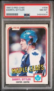 1981 O-PEE-CHEE 308 DARRYL SITTLER PSA 8 - Bild 1 von 1